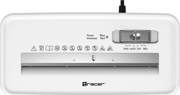 Niszczarka Tracer Razor 3 White (TRANIS47584) - obraz 2