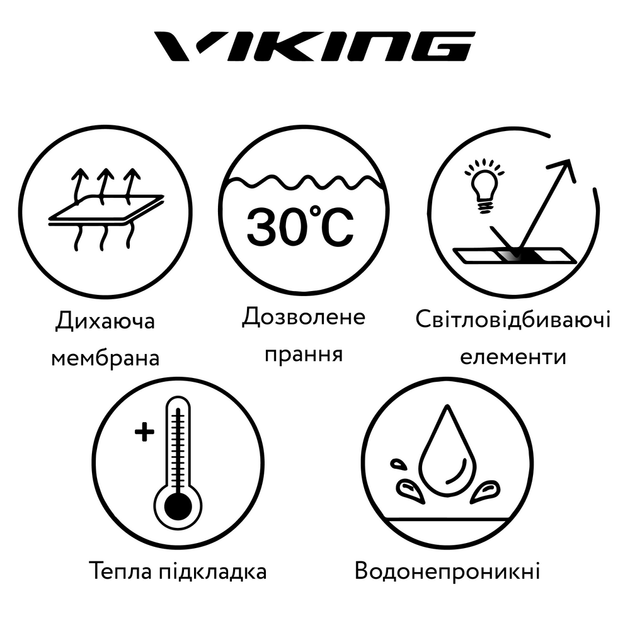 Сапоги Viking Play Reflex Warm GTX 2V Blue, цвет синий, размер 35 (243.94000.0577) - изображение 2