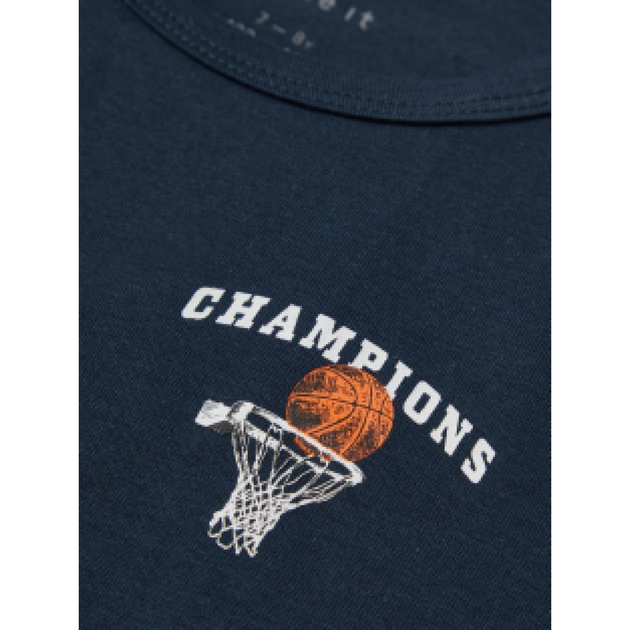 Майка (2 шт) Name it Champions, колір синій, розмір 104 (221.13199492.DSAP) - зображення 5