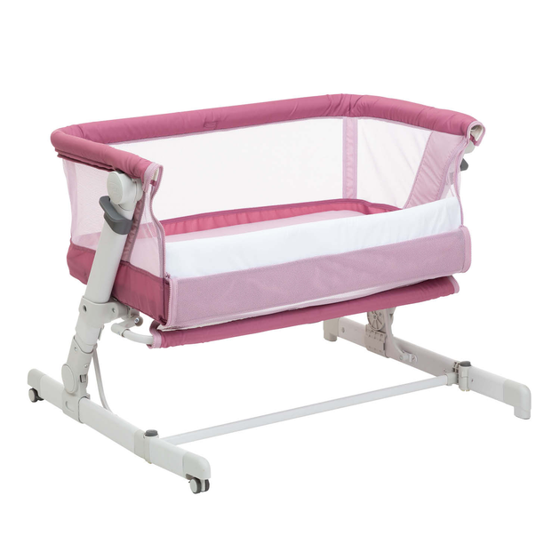 Дитяче ліжечко Chicco Next2Me Pop Up, колір рожевий (79299.20) - Фото 1 Дитяче ліжечко Chicco Next2Me Pop Up, колір рожевий (79299.20) - зображення 1