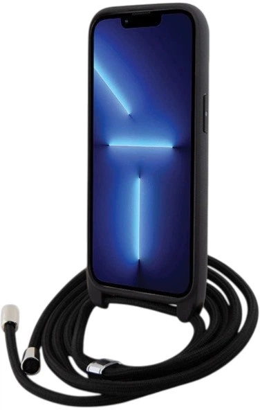 Панель Karl Lagerfeld Crossbody Saffiano Metal Pin Karl&Choupette для Apple iPhone 15 Black (3666339165758) - зображення 6