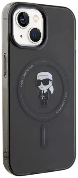 Панель Karl Lagerfeld IML Ikonik MagSafe для Apple iPhone 14 / 15 / 13 Black (3666339162115) - зображення 4
