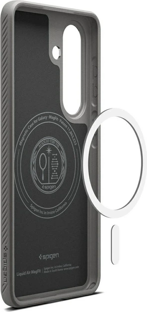 Etui plecki Spigen Liquid Air Mag MagSafe Case do Samsung Galaxy S26 Marble Grey (ACS10731) - obraz 13