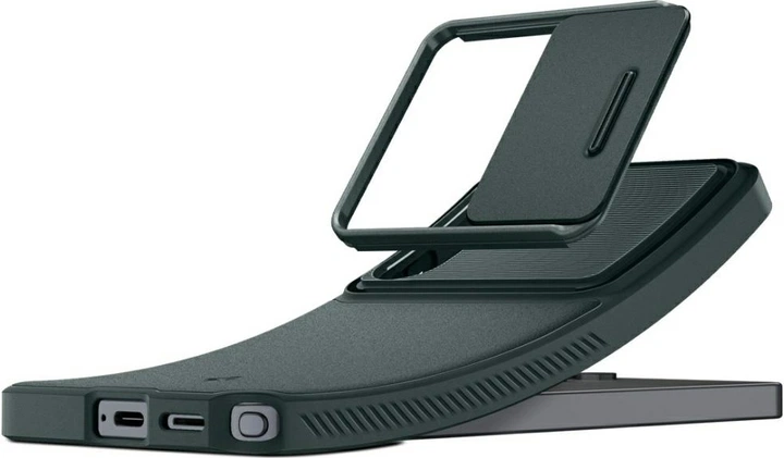 Etui plecki Spigen Optik Armor Case do Samsung Galaxy S26 Ultra Abyss Green (ACS10688) - obraz 6