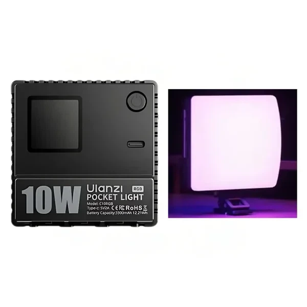Накамерный свет Ulanzi C01RGB 10W Pocket light - изображение 3