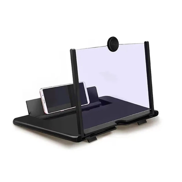 Збільшувальний екран для смартфона 10 дюймів чорний складаний з ABS пластику та акрилу для комфортного перегляду - зображення 3