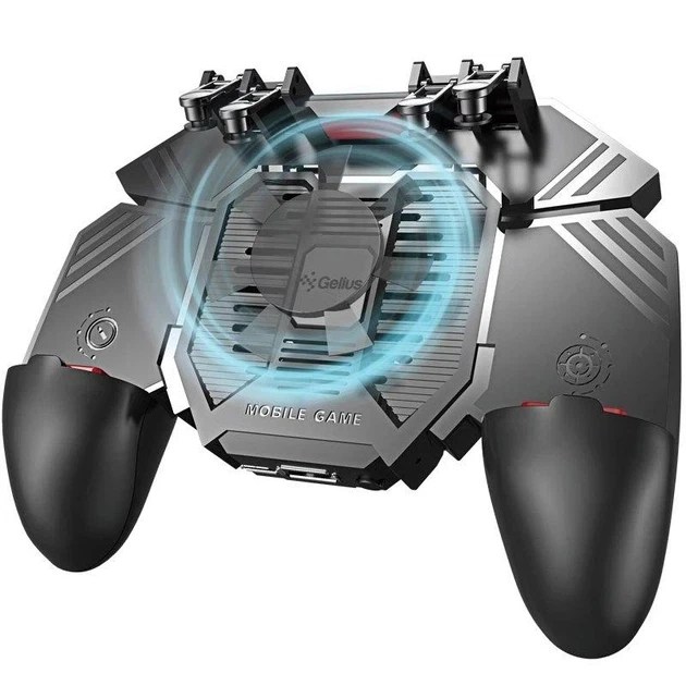 Геймпад Borofone BG3 Warrior черный с кулером и Micro-USB для мобильных игр длина смартфона 113-160 мм - Фото 1 Геймпад Borofone BG3 Warrior черный с кулером и Micro-USB для мобильных игр длина смартфона 113-160 мм - изображение 1