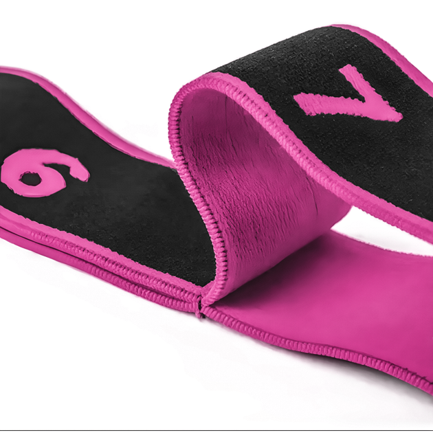 Эспандер лента EasyFit с петлями для тренировок розовый (EASY) (EF-1682-BP) - изображение 3