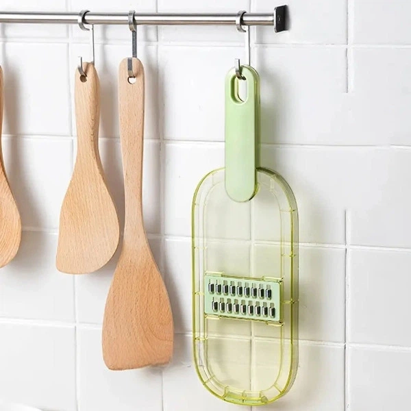 Ручна овочерізка слайсер із зручною ручкою 4в1 multifuncrion vegetable Cutter Зелена - зображення 3
