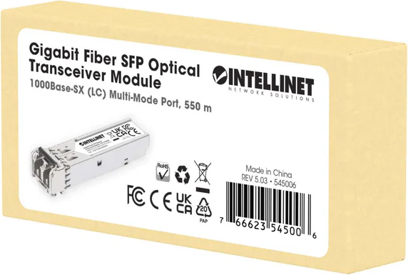 Модуль SFP Intellinet Gigabit Fiber SFP Optical Transceiver (0766623545006) - зображення 2