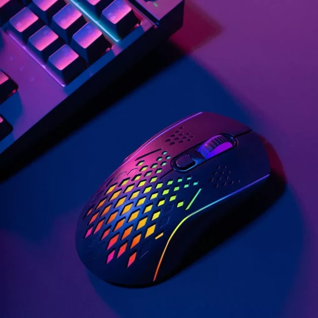 Бездротова ігрова миша Proove Gaming Buzz 2.4G + USB чорна - Фото 8 Бездротова ігрова миша Proove Gaming Buzz 2.4G + USB чорна - зображення 8