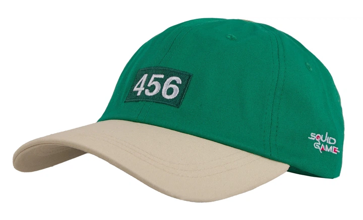 Czapka bejsbolówka Cinereplicas TV Series: Netflix Squid Game - Player 456 One Size Zielona (CR2646) - obraz 1