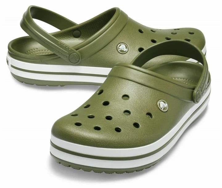 Сабо Crocs Crocband Clog Army/Green - 43р. (Стопа 27.6-28.3см) - изображение 2