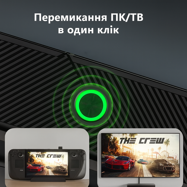Док-станция AOLION 5‑в‑1 для Steam Deck/OLED, ASUS ROG Ally, Lenovo Legion GO, Asus Rog Xbox Ally; HDMI 4K 60Hz, PD 100W - Фото 2 Док-станция AOLION 5‑в‑1 для Steam Deck/OLED, ASUS ROG Ally, Lenovo Legion GO, Asus Rog Xbox Ally; HDMI 4K 60Hz, PD 100W - изображение 2