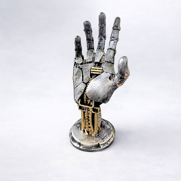 Підставка тримач для геймпада та навушників Роботизована Права Рука 3D Cyberpunk для PS5 PS4 Xbox - Фото 6 Підставка тримач для геймпада та навушників Роботизована Права Рука 3D Cyberpunk для PS5 PS4 Xbox - зображення 6