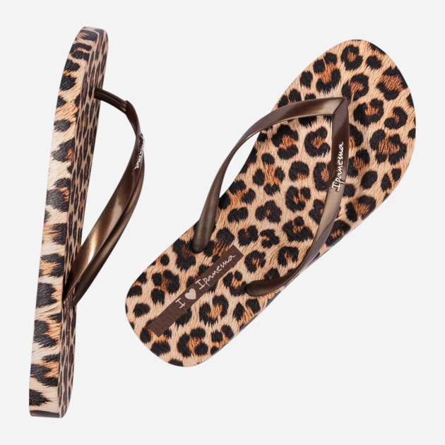 Жіночі в'єтнамки для пляжу Ipanema Animal Print 83846-BP653 37 (23 см) Коричневі (7900204536233) - зображення 4