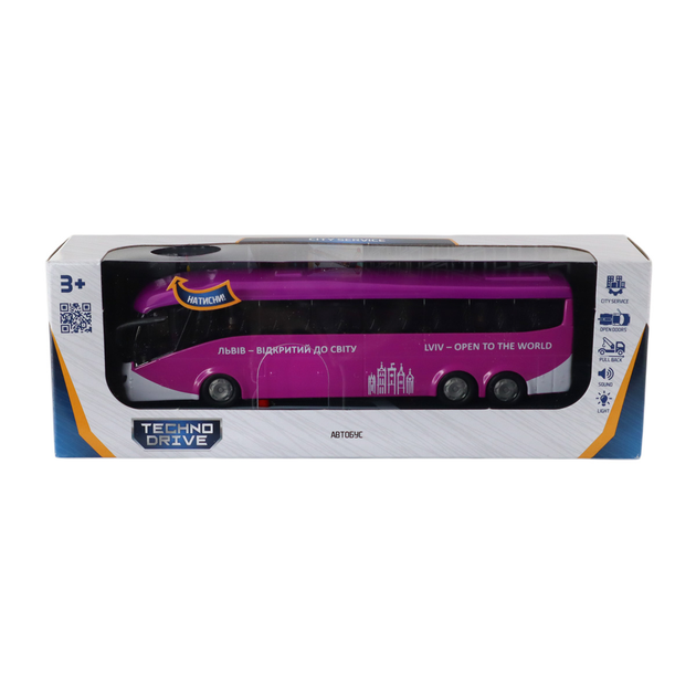 Автобус игрушечный Львов TechnoDrive 510432.270 Разноцветный shop (8713219578872) - Фото 2 Автобус игрушечный Львов TechnoDrive 510432.270 Разноцветный shop (8713219578872) - изображение 2