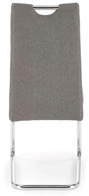 Krzesło do kuchni i salonu Halmar K349 na płozach Popielate (5905248118577) - obraz 5