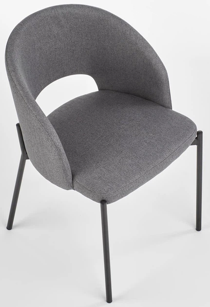 Krzesło do kuchni i salonu Halmar K373 Popielate (5905248118881) - obraz 8