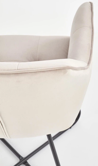 Стілець для кухні та вітальні Halmar K377 на полозках Бежевий (5905248118911) - зображення 10