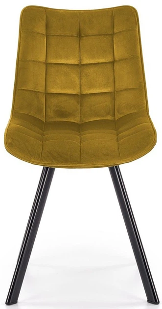 Krzesło do kuchni i salonu Halmar K332 Musztardowe (5905248118393) - obraz 4