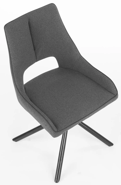 Krzesło do kuchni i salonu Halmar K409 Popielate (5905248119444) - obraz 4