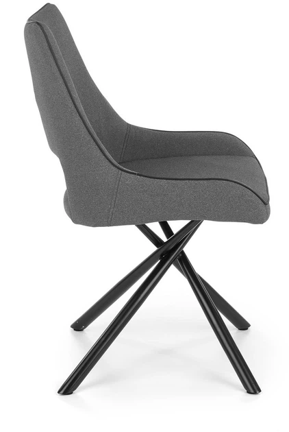 Krzesło do kuchni i salonu Halmar K409 Popielate (5905248119444) - obraz 6