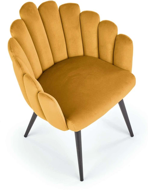 Krzesło do kuchni i salonu Halmar K410 Musztardowe (5905248119475) - obraz 11