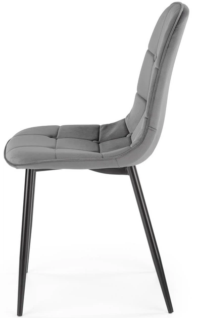 Стілець для кухні та вітальні Halmar K417 Сірий (5905248119581) - зображення 5