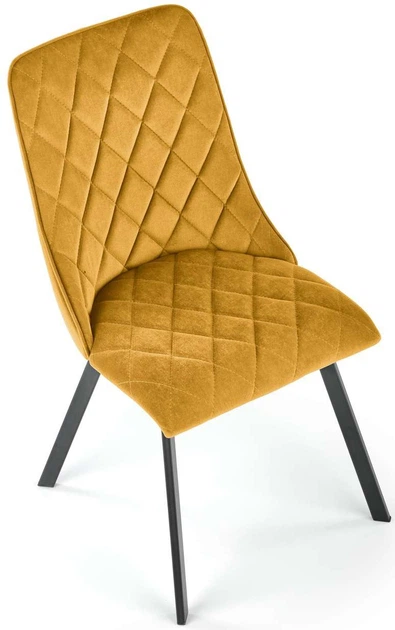 Krzesło do kuchni i salonu Halmar K450 Musztardowe (5905248119741) - obraz 7