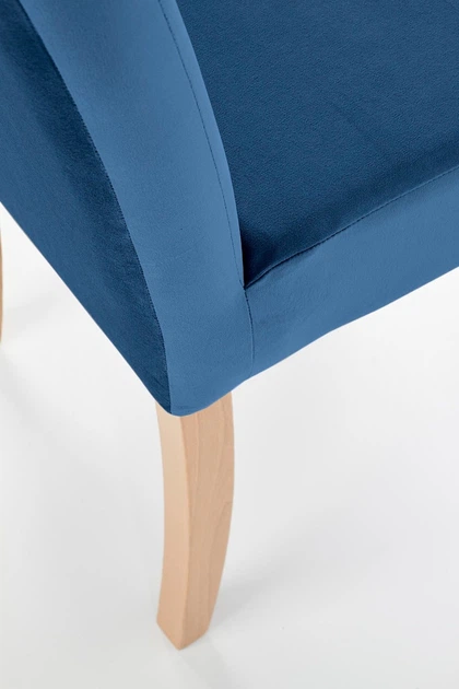 Krzesło do kuchni i salonu Halmar Clarion Granatowe/Dąb miodowy (5905248133099) - obraz 6