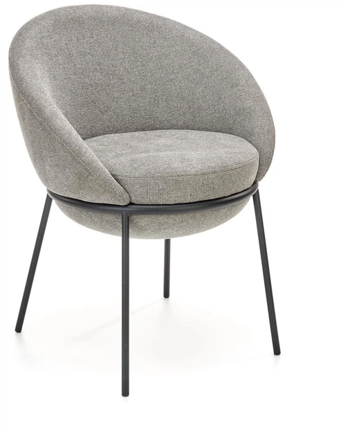 Krzesło do kuchni i salonu Halmar K482 Popielate (5905248121164) - obraz 3