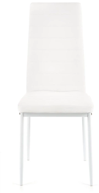 Стілець для кухні та вітальні Halmar K70 з екошкіри Білий (5905248121324) - зображення 6