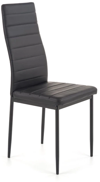 Стілець для кухні та вітальні Halmar K70 з екошкіри Чорний (5905248121348) - зображення 7