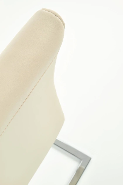 Стілець для кухні та вітальні Halmar K85 на полозках Кремовий (5905248121379) - зображення 4