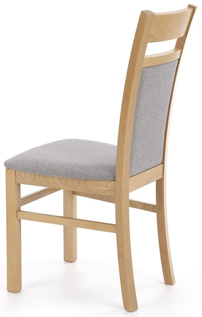 Krzesło do kuchni i salonu Halmar Gepard 2 Popielate/Dąb miodowy (5905248122031) - obraz 3