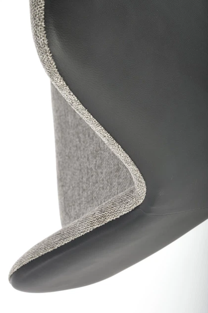 Стілець для кухні та вітальні Halmar K494 обертальний Попелястий/Чорний (5905248125933) - зображення 7