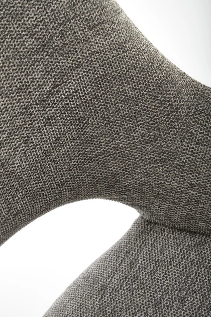 Стілець для кухні та вітальні Halmar K494 обертальний Попелястий/Чорний (5905248125933) - зображення 8