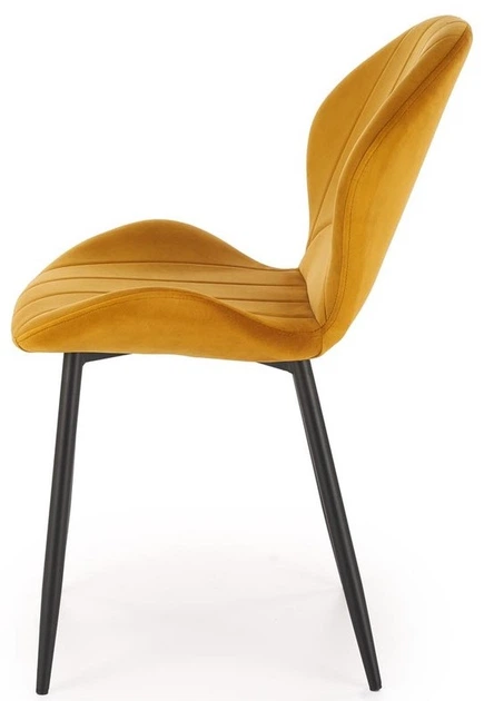 Krzesło do kuchni i salonu Halmar K538 Musztardowe (5905248132399) - obraz 6