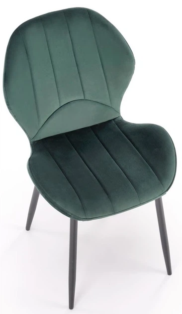 Krzesło do kuchni i salonu Halmar K538 ciemnozielone (5905248132375) - obraz 9