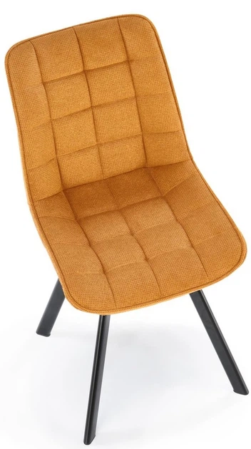 Стілець для кухні та вітальні Halmar K549 Гірчичний (5905248132702) - зображення 9