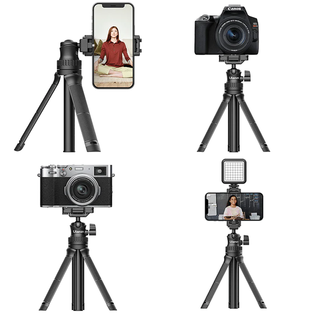Штатив трипод Ulanzi Vijim Multi-functional Extendable Tripod MT-34 1/4 Black (2412) - Фото 6 Штатив трипод Ulanzi Vijim Multi-functional Extendable Tripod MT-34 1/4 Black (2412) - зображення 6