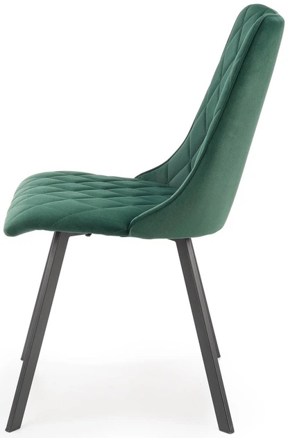 Стілець для кухні та вітальні Halmar K450 Темно-Зелений (5905248116573) - зображення 9