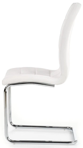 Krzesło do kuchni i salonu Halmar K147 na płozach Białe (5905248116948) - obraz 2