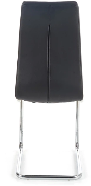 Krzesło do kuchni i salonu Halmar K147 na płozach Czarne (5905248116955) - obraz 4