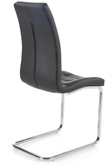 Krzesło do kuchni i salonu Halmar K147 na płozach Czarne (5905248116955) - obraz 5