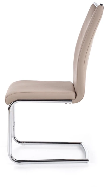 Krzesło do kuchni i salonu Halmar K224 na płozach Cappucino (5905248117396) - obraz 2