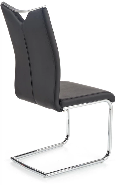 Krzesło do kuchni i salonu Halmar K224 na płozach Czarne (5905248117402) - obraz 8