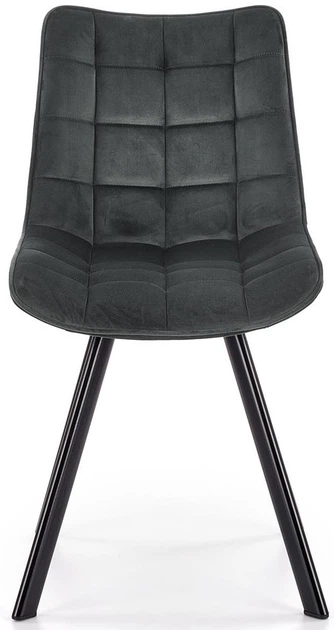 Krzesło do kuchni i salonu Halmar K332 Ciemnopopielate (5905248118355) - obraz 4