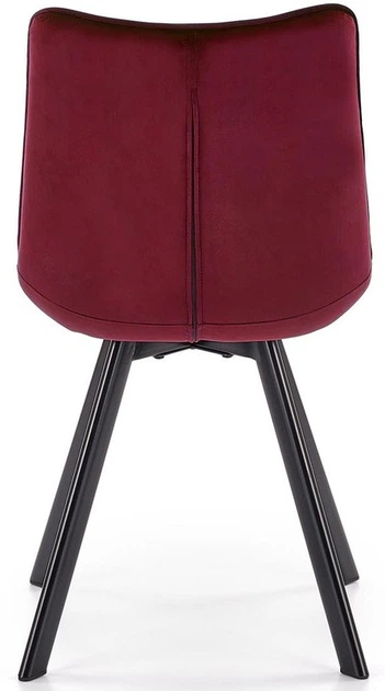Стілець для кухні та вітальні Halmar K332 Бордовий (5905248118348) - зображення 8